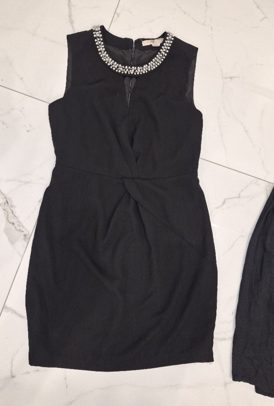 Forever 21 Contemporary Black Strapless Twist-Front Dress
